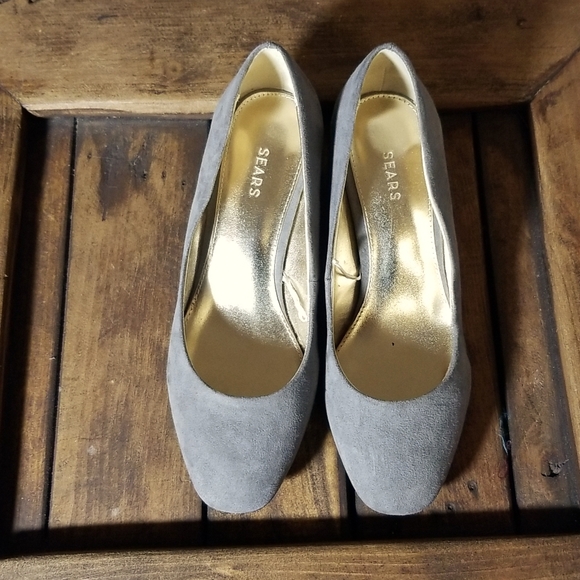 Set of 2 Vintage SEARS chunky heels - Picture 7 of 9